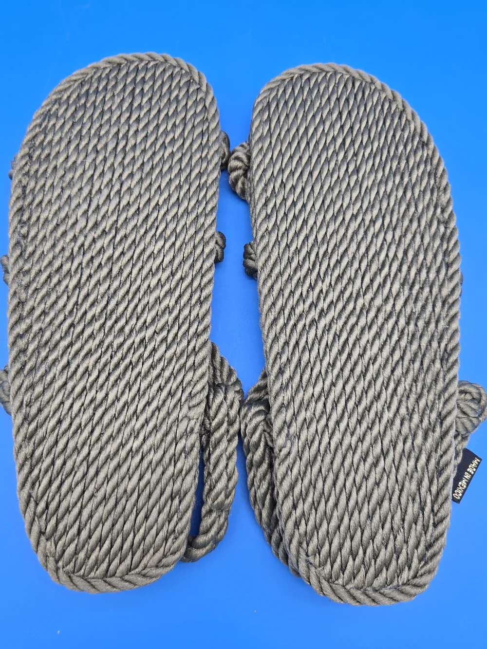 Gurkees Barbados Olive Rope Slide Sandals